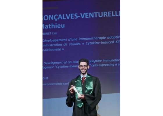 Mathieu Gonçalves obtient son Doctorat de Sciences de la Vie